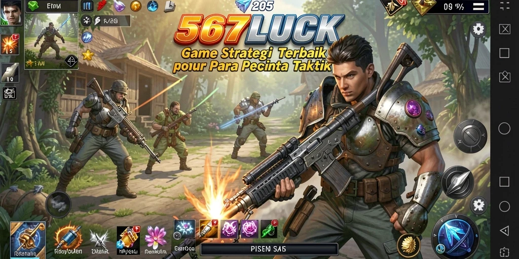 Tampilan gameplay 567LUCK yang memukau dan menantang.