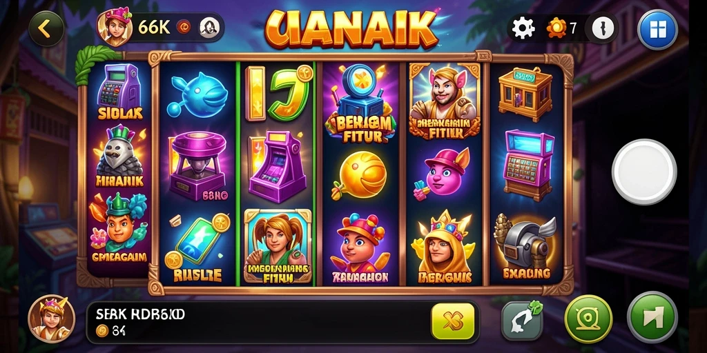Screenshot gameplay 66K menampilkan momen kemenangan yang seru.