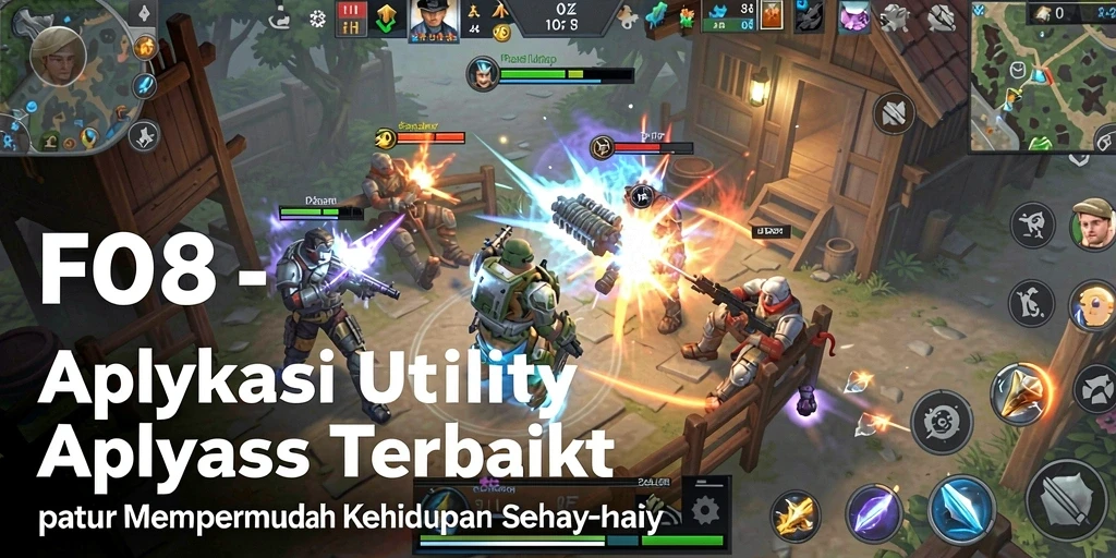 Tampilan antarmuka F08 yang menarik dan fungsional.