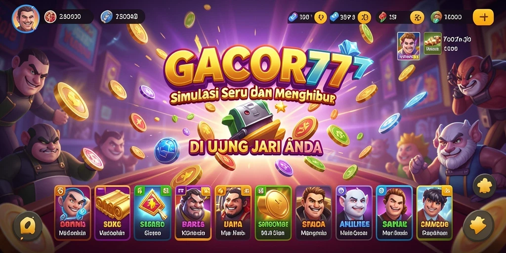 Tampilan gameplay seru dan menarik dari GACOR777.