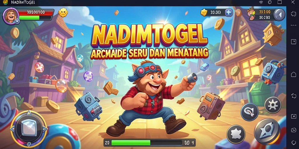 Screenshot gameplay NADIMTOGEL yang menampilkan tantangan seru dan grafik menarik.