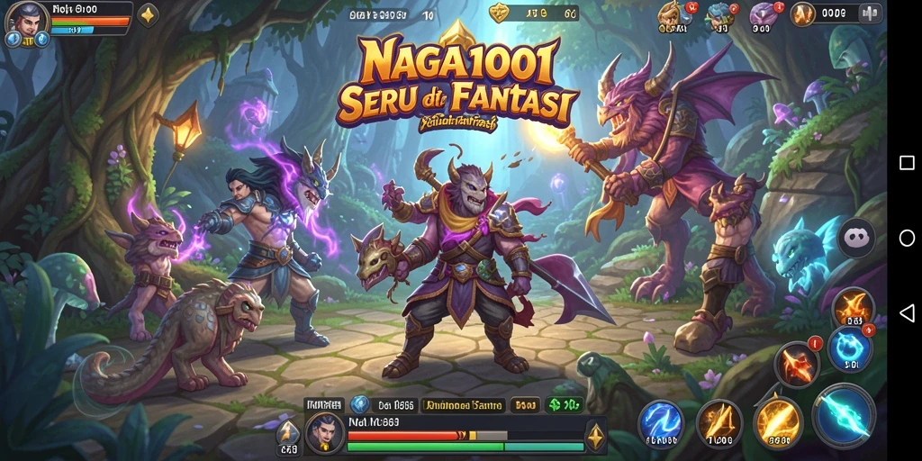 Screenshot gameplay menampilkan petualangan seru di dunia NAGA1001.