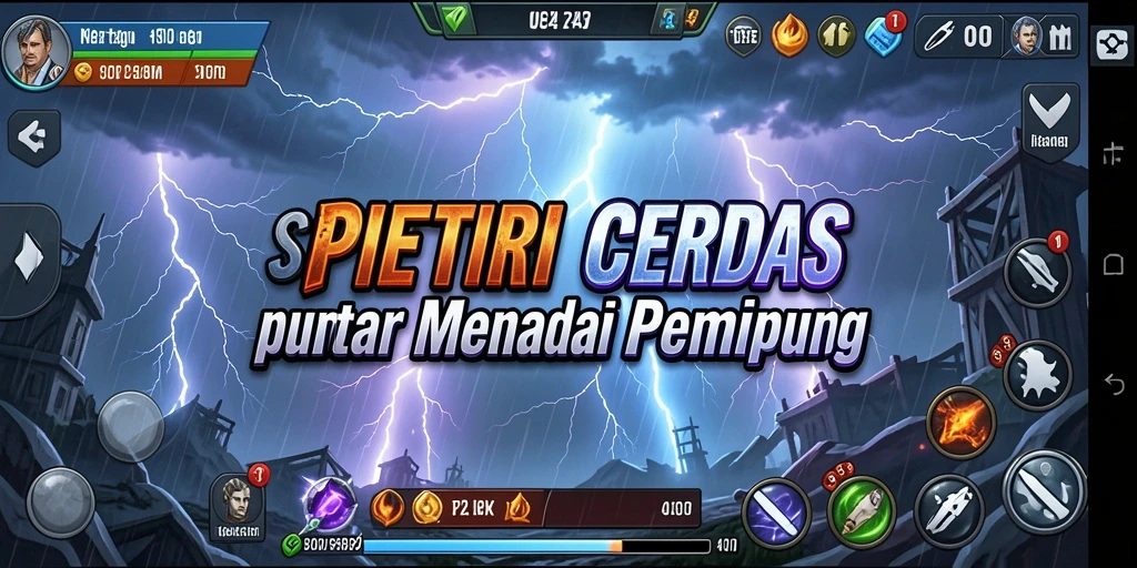 Screenshot gameplay PETIRRP menampilkan strategi pertarungan yang mendebarkan.