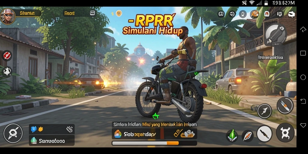 Tampilan gameplay RPRR yang menarik dengan banyak pilihan interaksi.