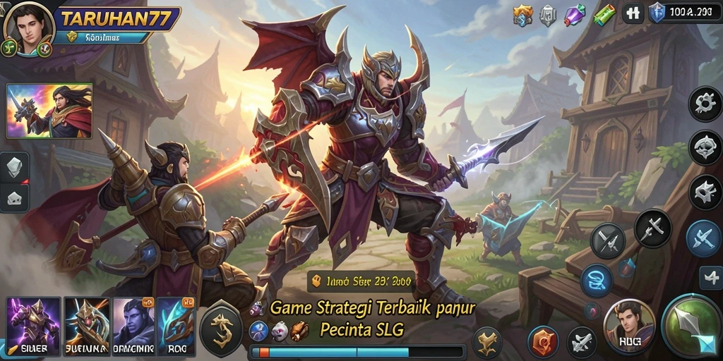 Tampilan gameplay TARUHAN77 yang mendebarkan dan strategis.