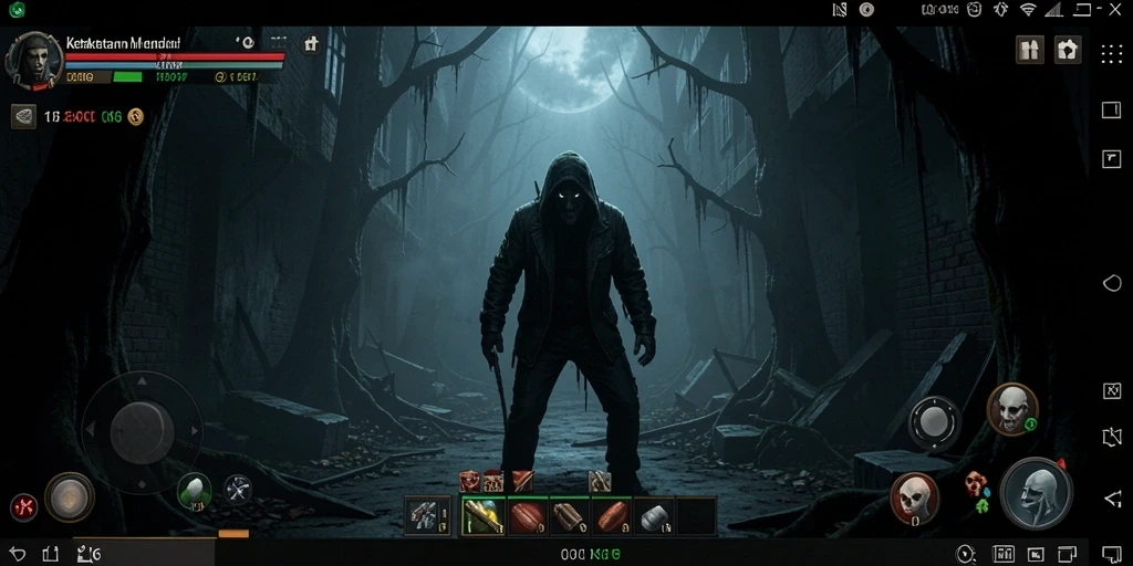 Gameplay ZK6 menampilkan ketegangan dan kegelapan yang mendalam.