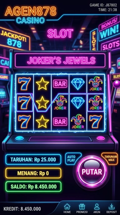 Tampilan awal aplikasi agen878 di perangkat Android.